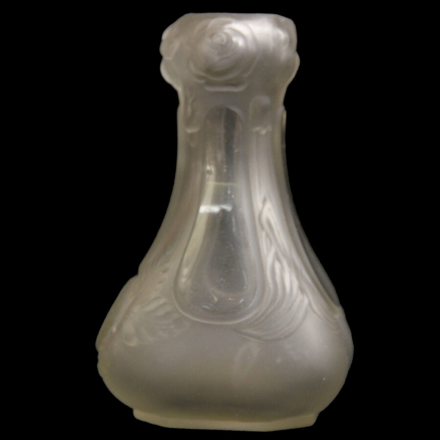 Antiquariato Vasetto Lalique in cristallo lucido e opaco