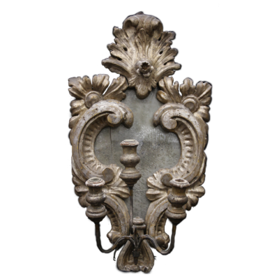 Lampade Ventola Luigi XIV in legno scolpito