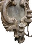 Antiquariato Ventola Luigi XIV in legno scolpito