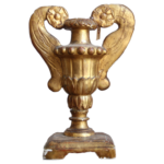 Antiquariato Portagiornali vittoriano a colonne con manico in bronzo